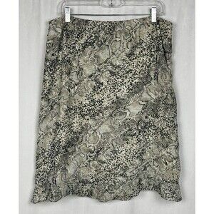 Vintage Kathie Lee Women’s Size Large 12/14 Georgette P/O Skirt With Ruffle